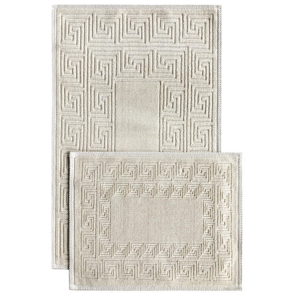 Комплект ковриков L'CADESI PAMUKLU из хлопка, 60x100см и 50×60см, AS 24
